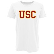 USC Trojans Women's White Block T-Shirt